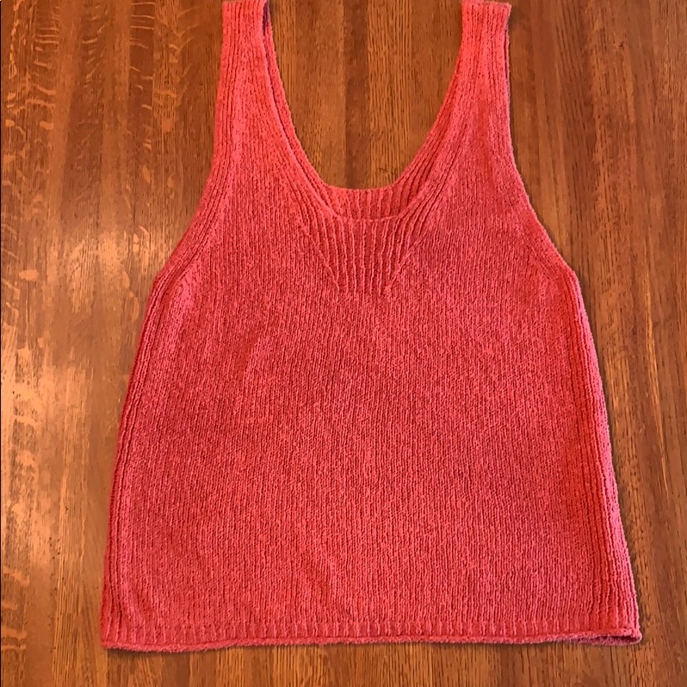 Madewell Monterrey Mauve Pink Sweater Tank, Sz M